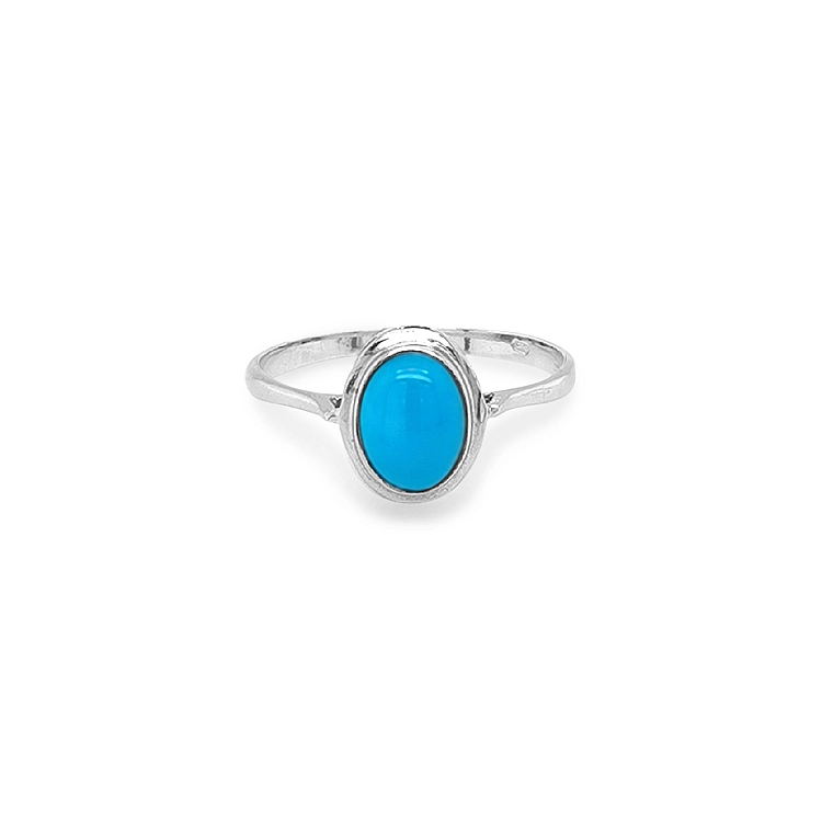 Goldener Ring mit Türkis