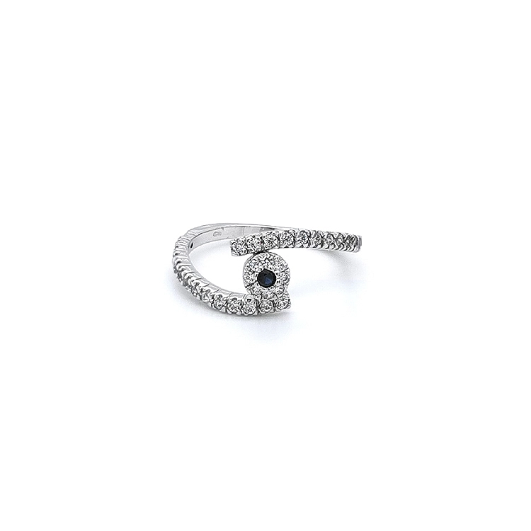Weißgold Saphir Ring