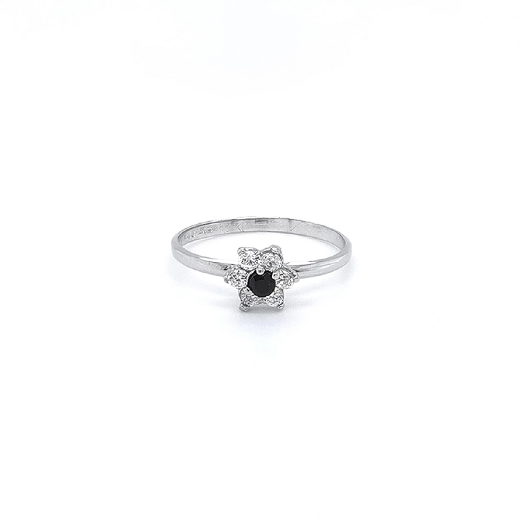 Weißgold Saphir Ring