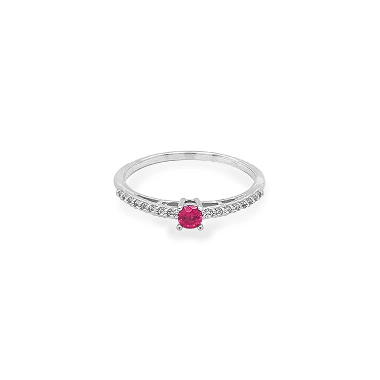 Goldring mit farbigen Steinen