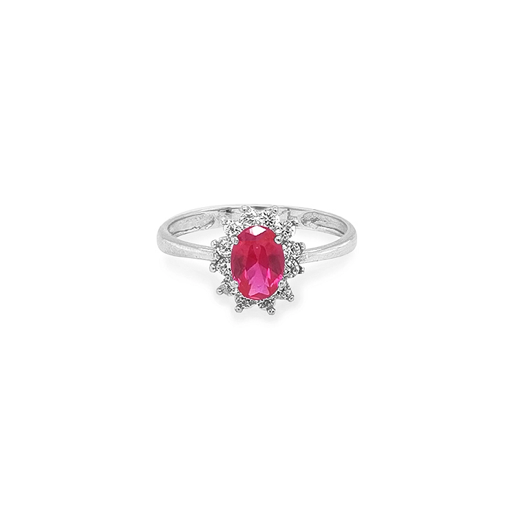 Goldring mit farbigen Steinen
