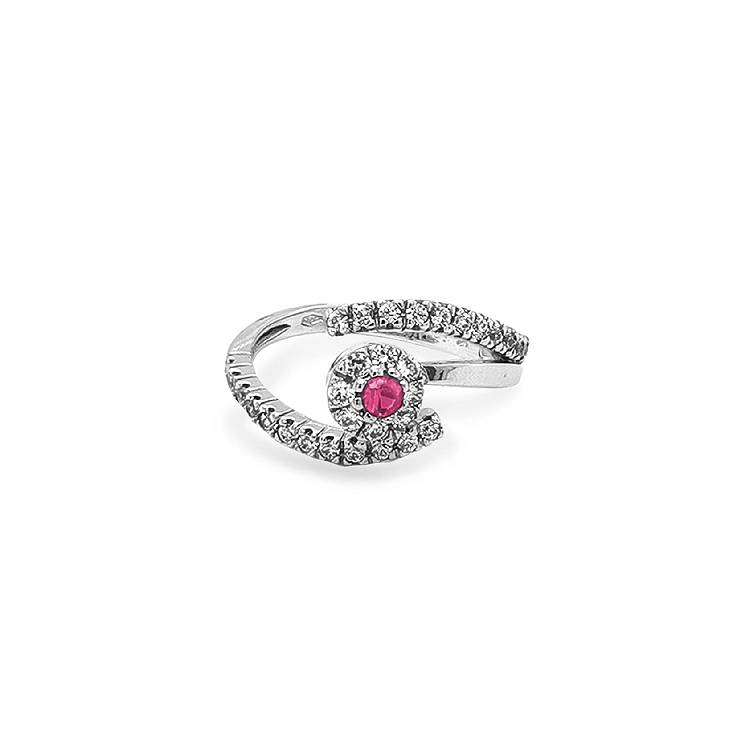 Goldring mit farbigen Steinen
