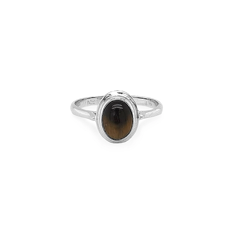 Goldring mit Tigerauge