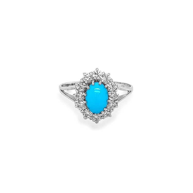 Goldring mit Tyrrhen und Zirkonen