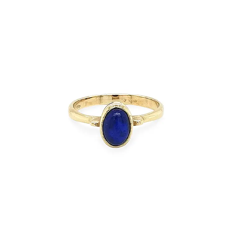 Goldring mit Lapislazuli