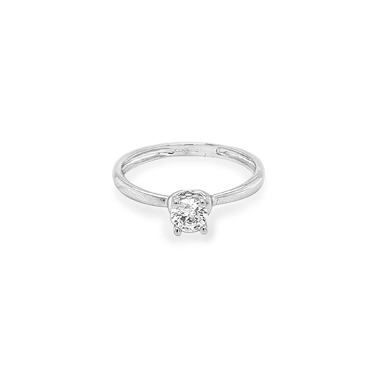 Gold Verlobungsring mit Zirkon