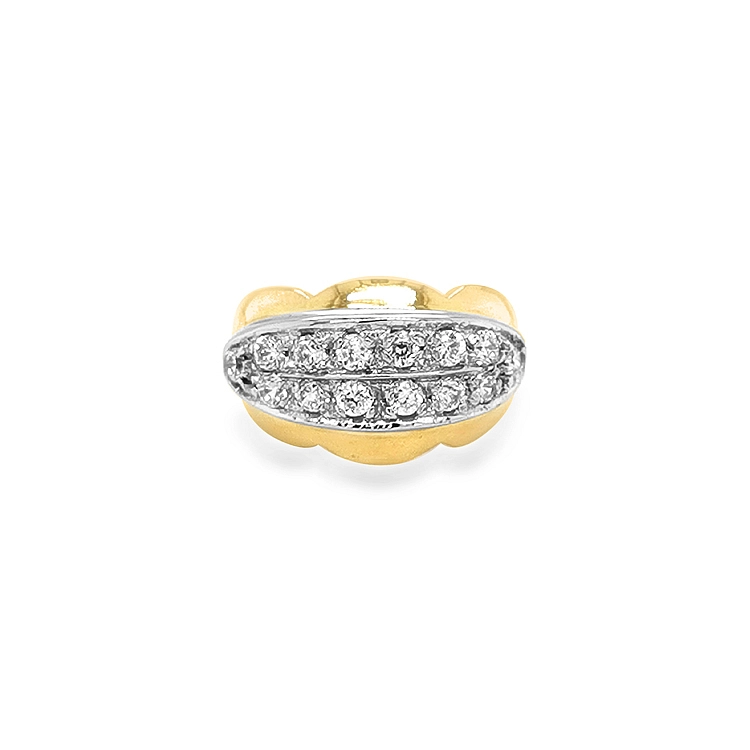 Kombination Goldring mit Zirkoy