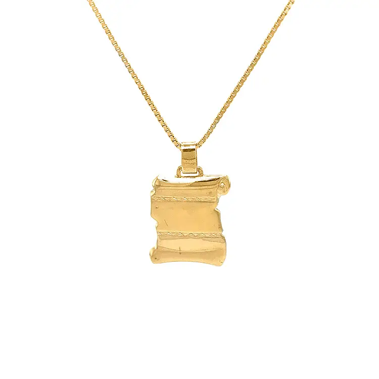 Goldplatte für die Pergamentgravur