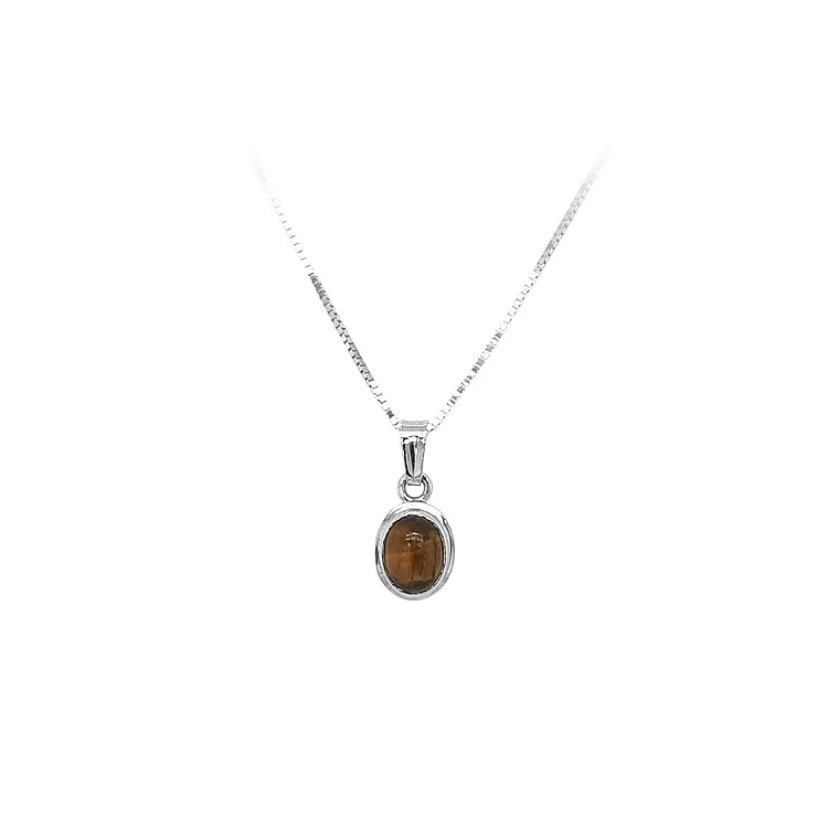 Anhänger mit tyrischem Auge aus Weißgold