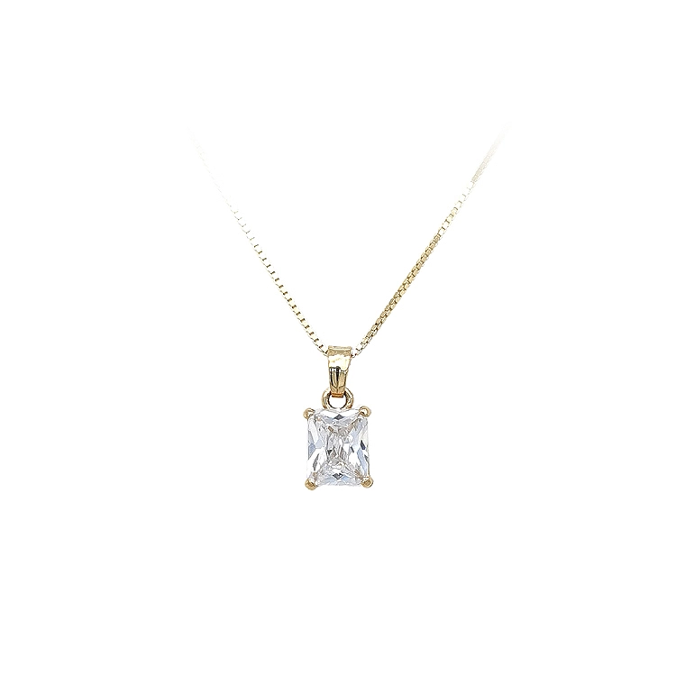 Gold-Anhänger mit Zirkon