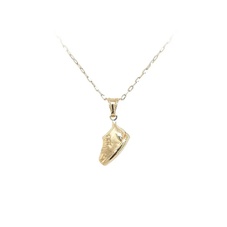 Gold-Anhänger-Schuh - Sneaker