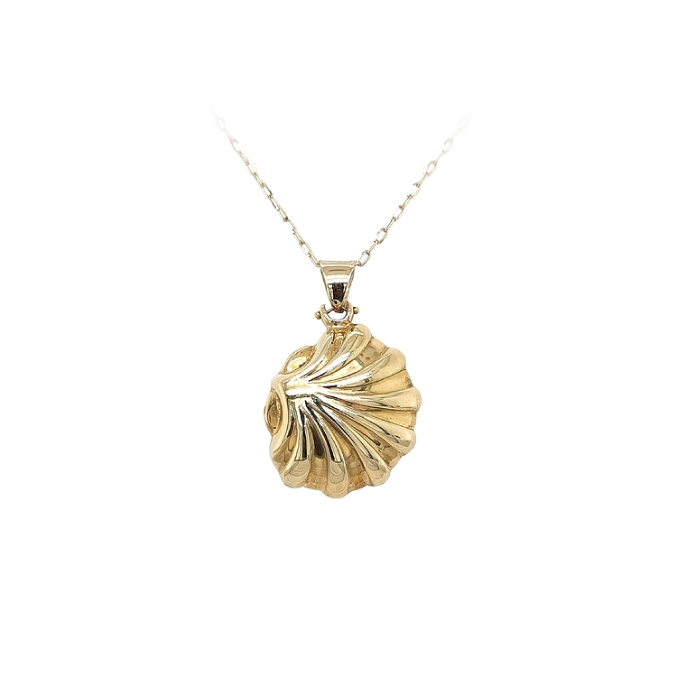 Gold-Anhänger Muschel