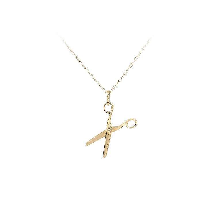 Gold-Anhänger Schere