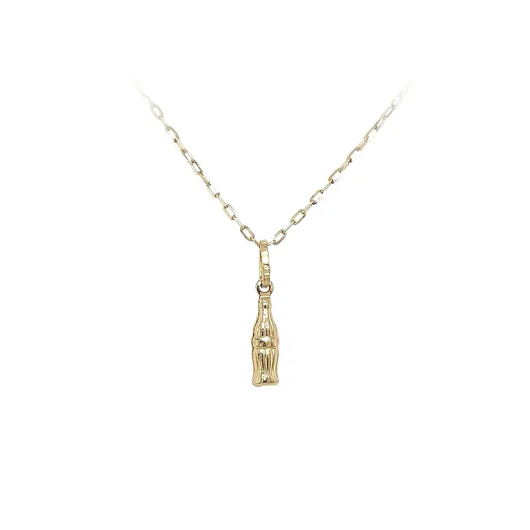 Gold-Anhänger Coca Cola