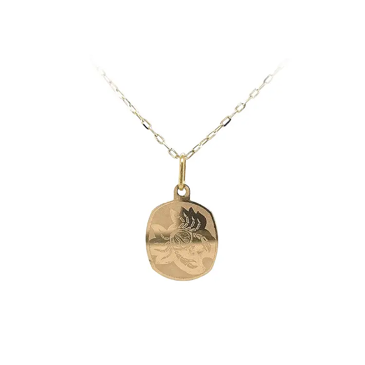 Gold-Anhänger Zeichen des Krebses