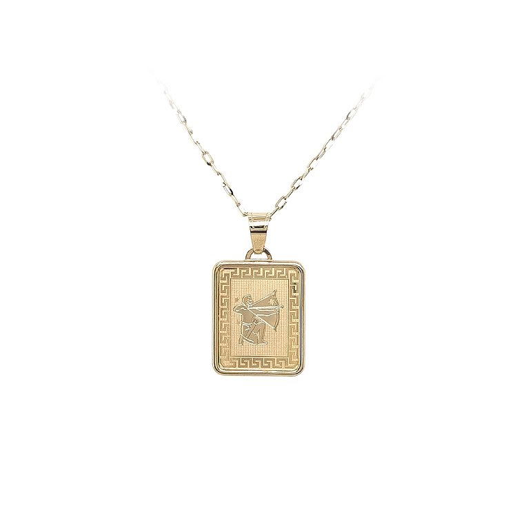 Gold-Anhänger Zeichen des Schütze