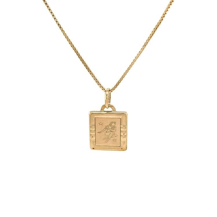 Gold-Anhänger Zeichen der Jungfrau