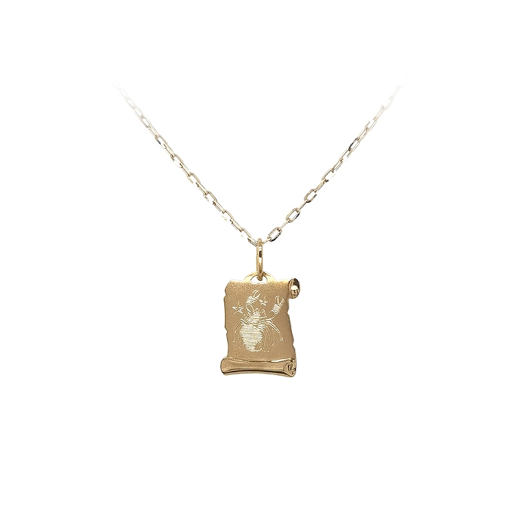 Gold-Anhänger Zeichen des Krebses