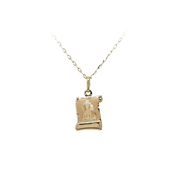 Gold-Anhänger Zeichen der Jungfrau