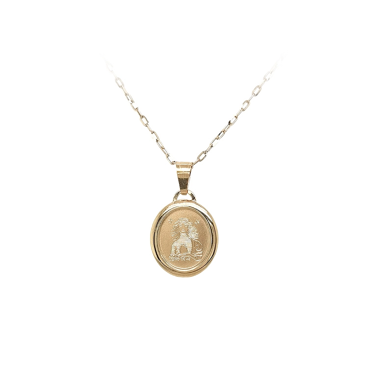 Gold-Anhänger Zeichen der Jungfrau
