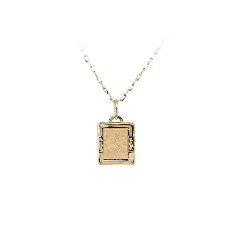 Gold-Anhänger Zeichen des Schütze