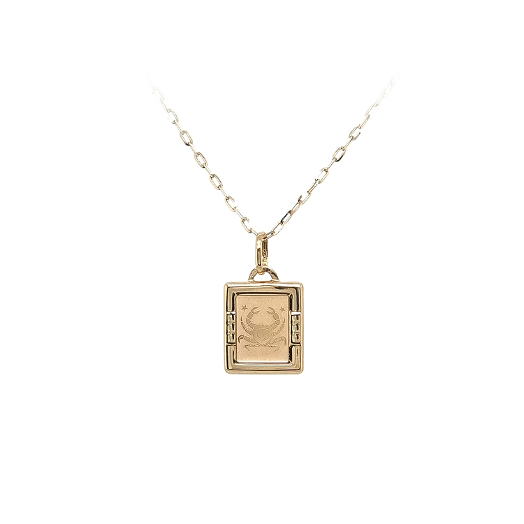 Gold-Anhänger Zeichen des Krebses