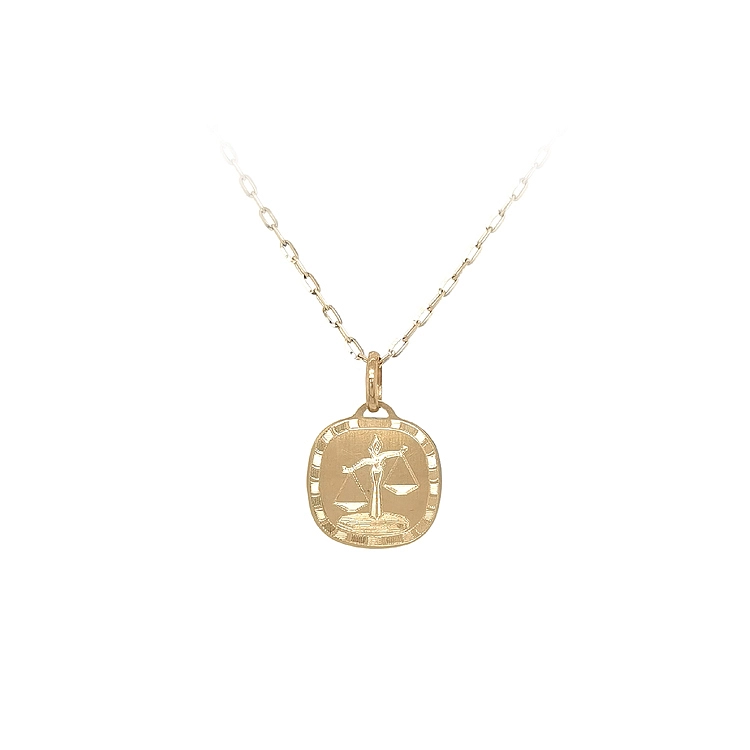 Gold-Anhänger Zeichen der Waage