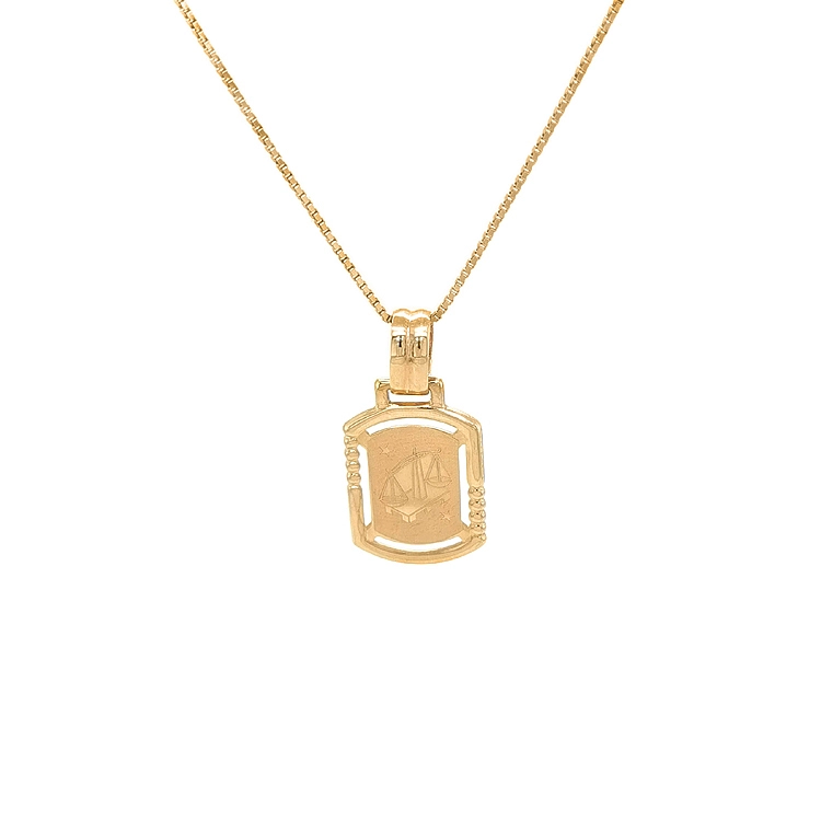Gold-Anhänger Zeichen der Waage