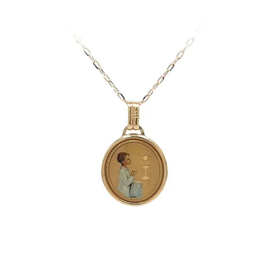 Gold-Anhänger Erste Heilige Kommunion