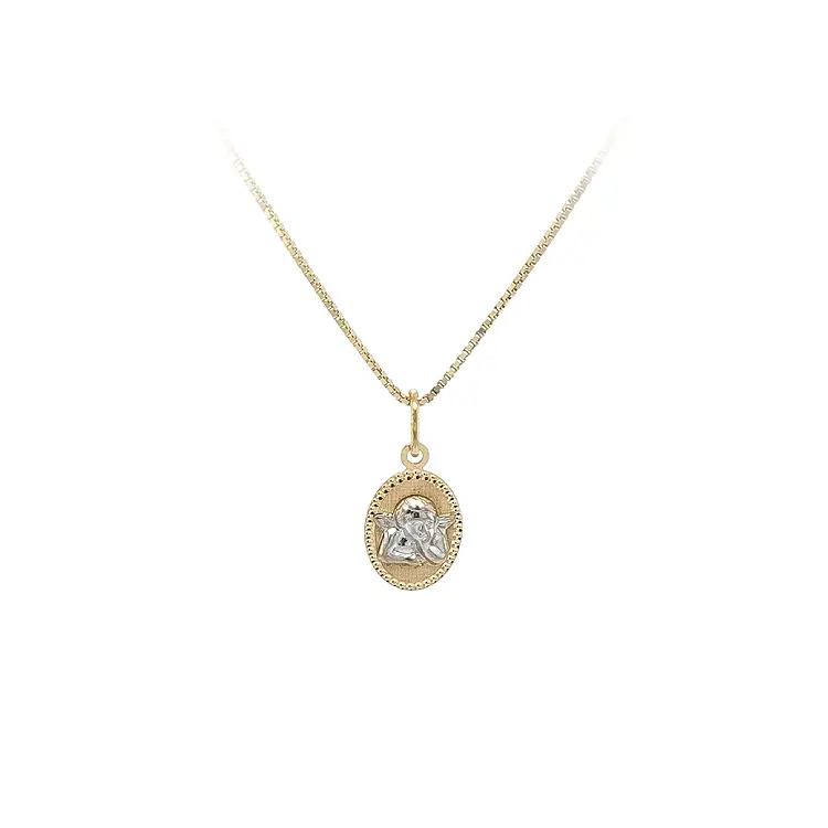 Anhänger Chrysantheme Kombiniert Gold