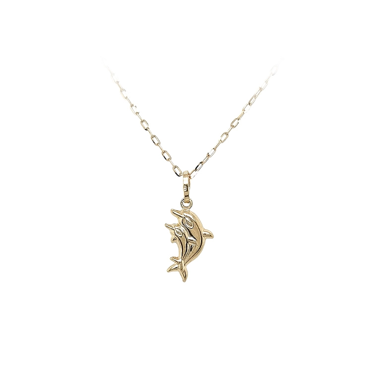 Gold-Anhänger Delphine
