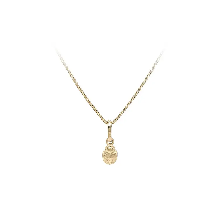 Gold-Anhänger Marienkäfer