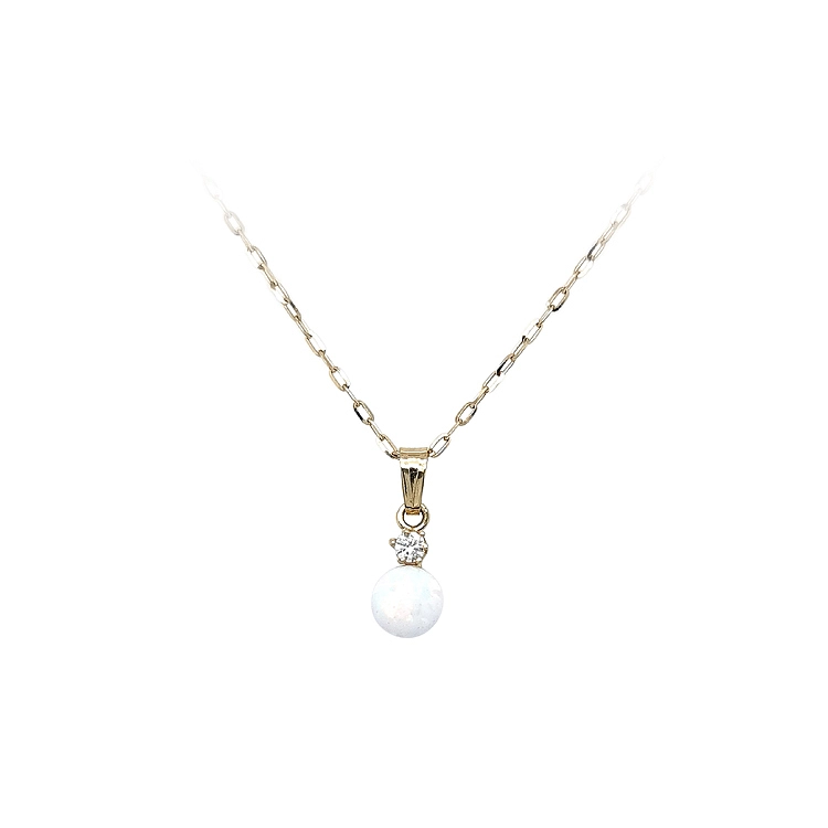 Gold-Anhänger mit Opal