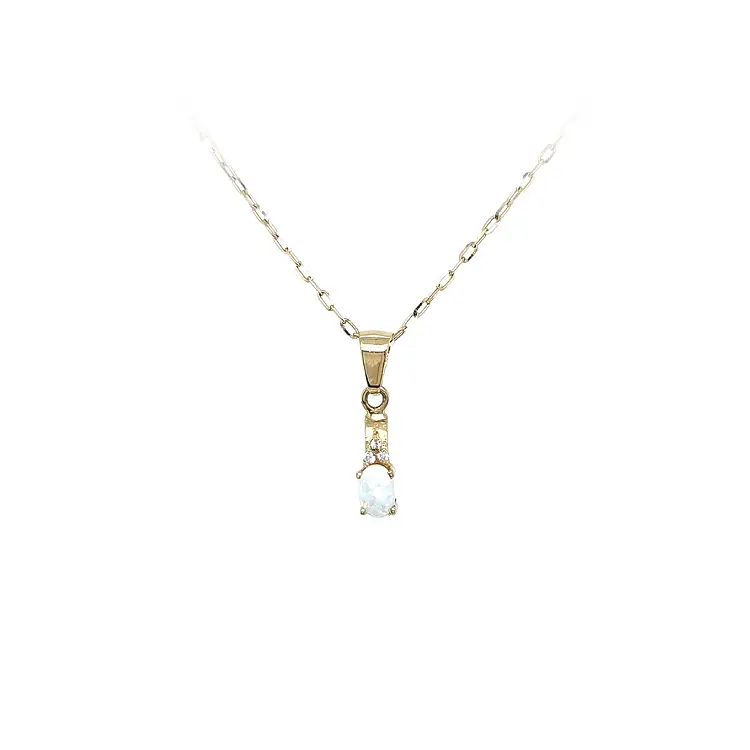 Gold-Anhänger mit Opal