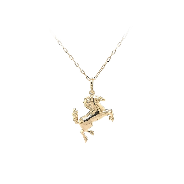Gold-Anhänger Pferd