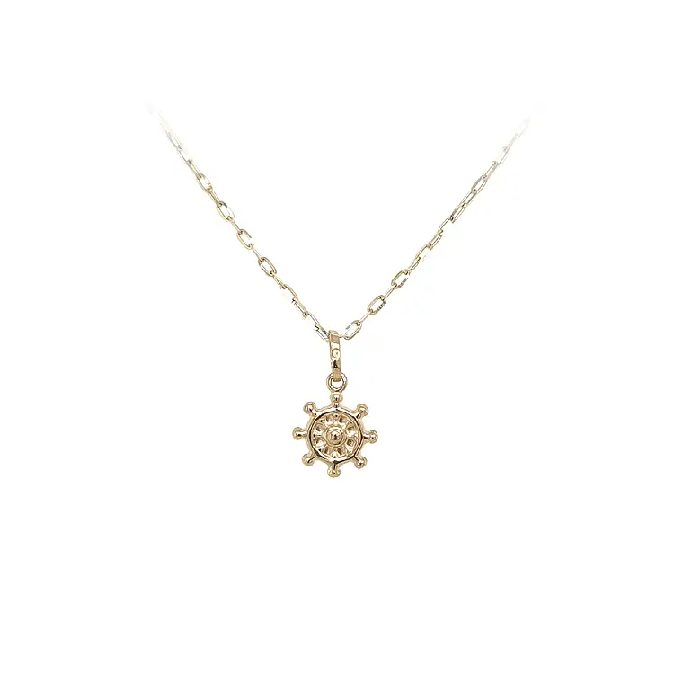 Gold-Anhänger Ruder