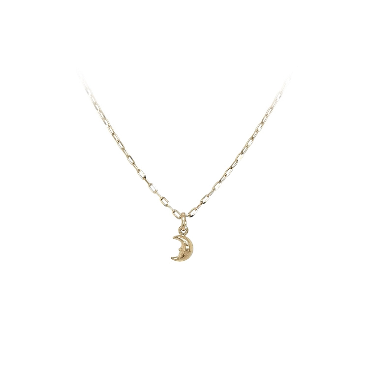 Gold-Anhänger Halbmond