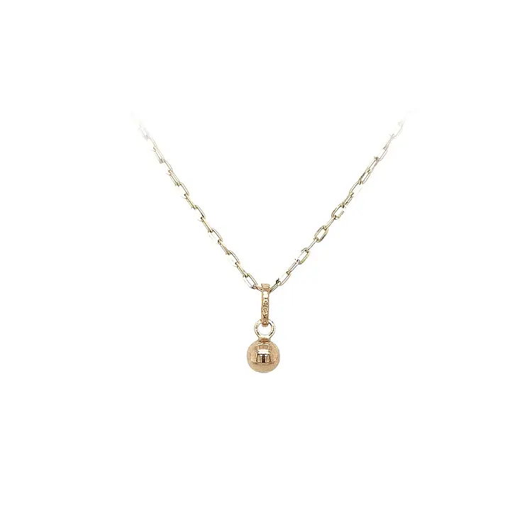 Gold-Anhänger einer Kugel