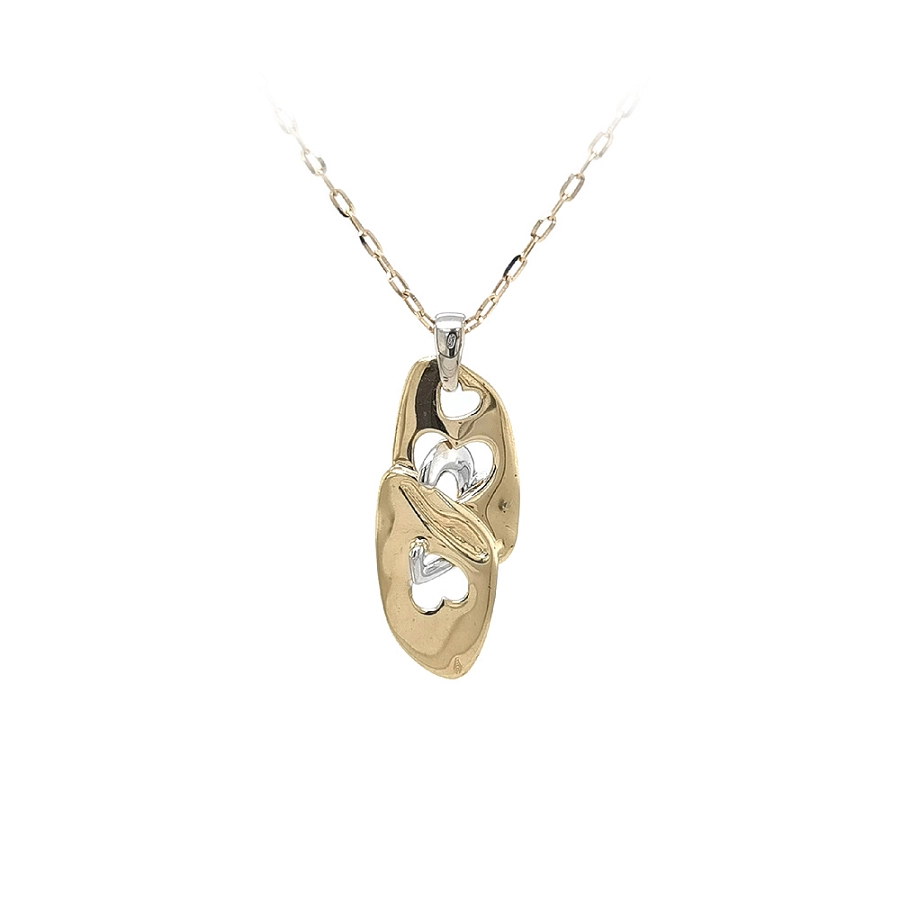 Gold-Anhänger Harmonie der Herzen