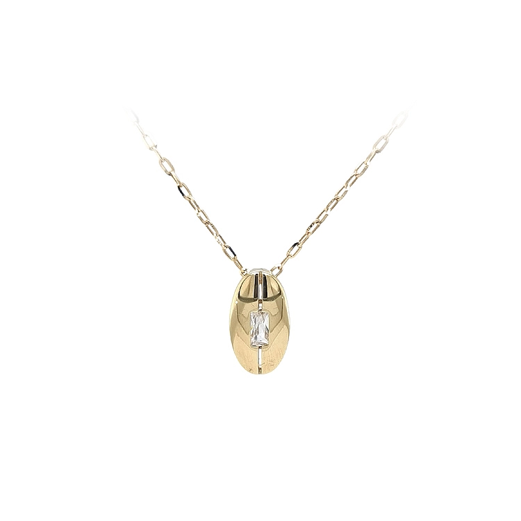 Gold-Anhänger mit Zirkon