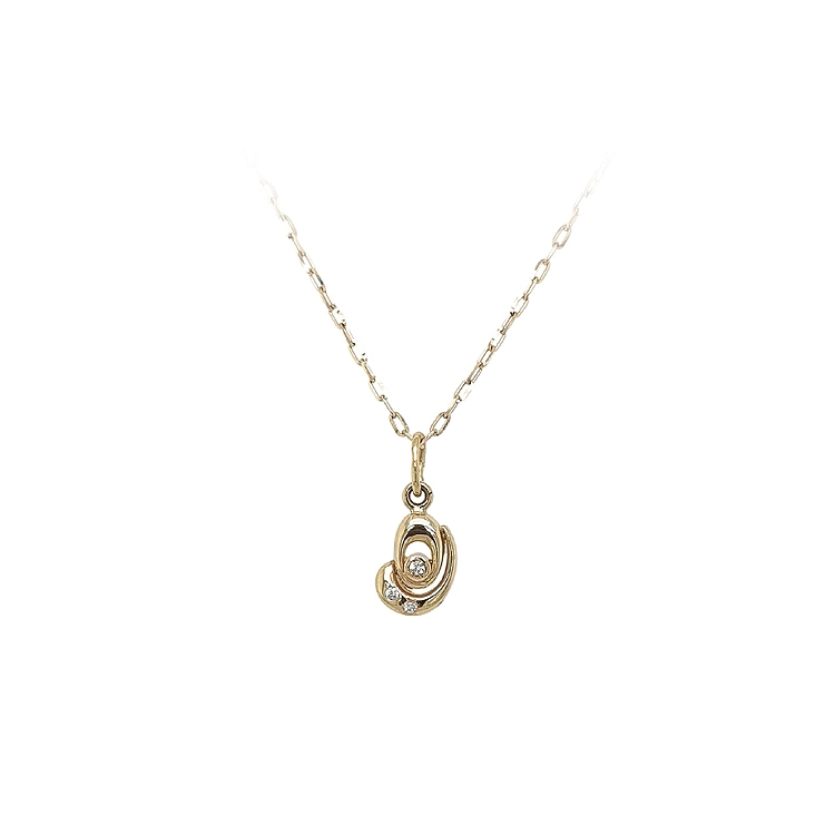Gold-Anhänger mit Zirkonen