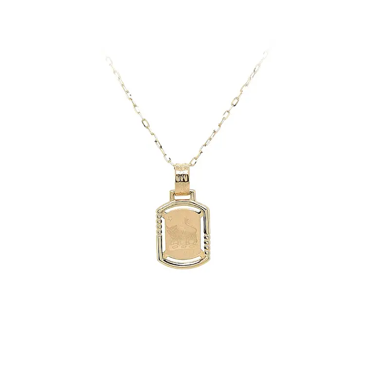 Gold-Anhänger Zeichen des Stiers