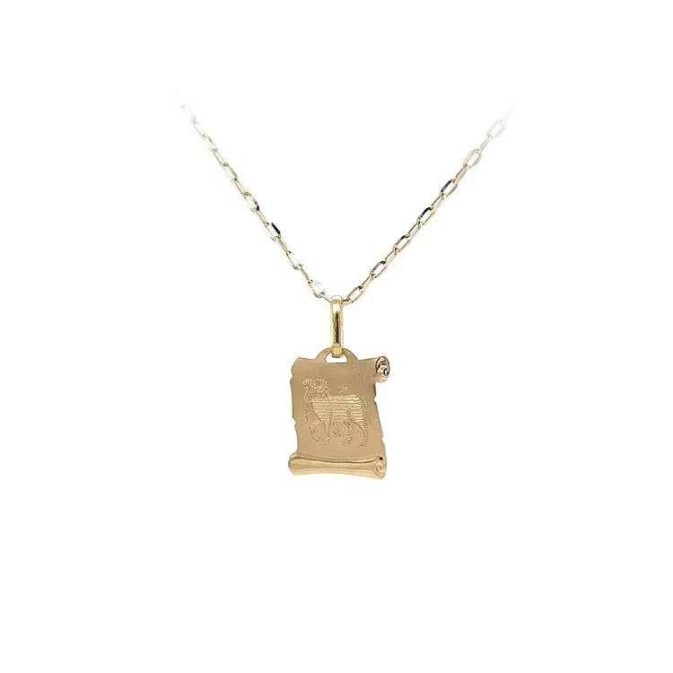 Gold-Anhänger Zeichen des Widders