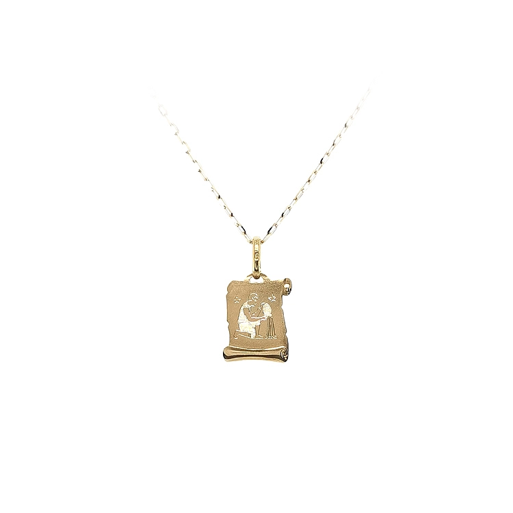 Gold-Anhänger Wassermann