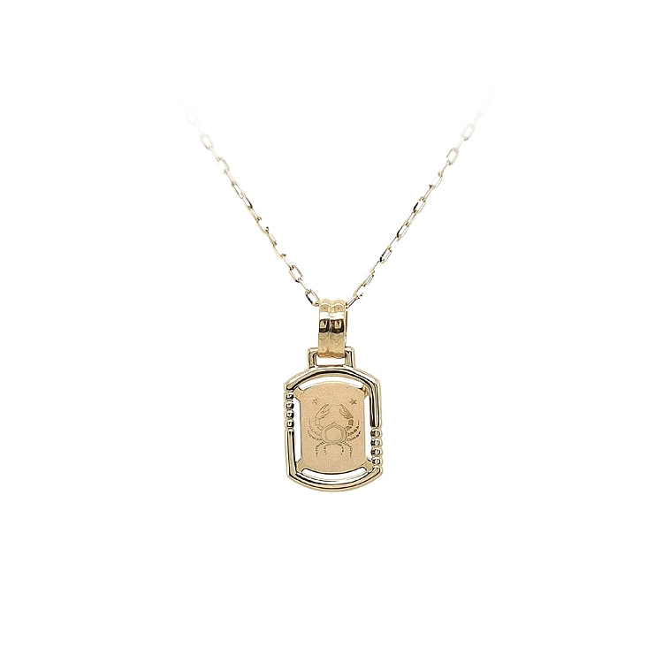 Gold-Anhänger Zeichen des Krebses