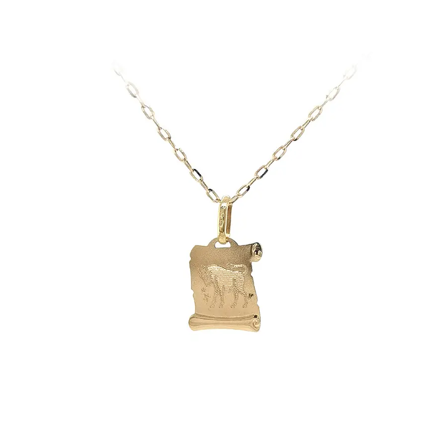 Gold-Anhänger Zeichen des Stiers