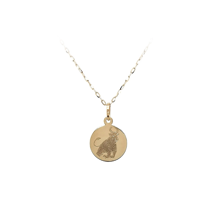 Gold-Anhänger Zeichen des Stiers