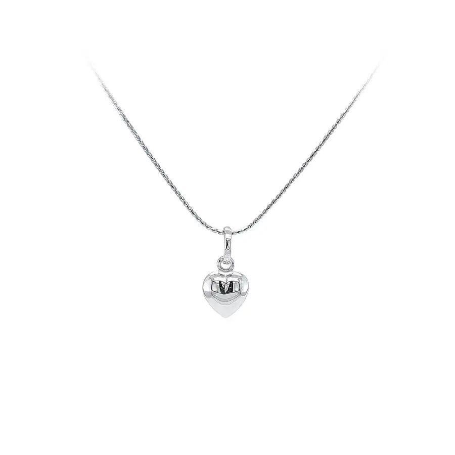 Anhänger Herz aus Weißgold