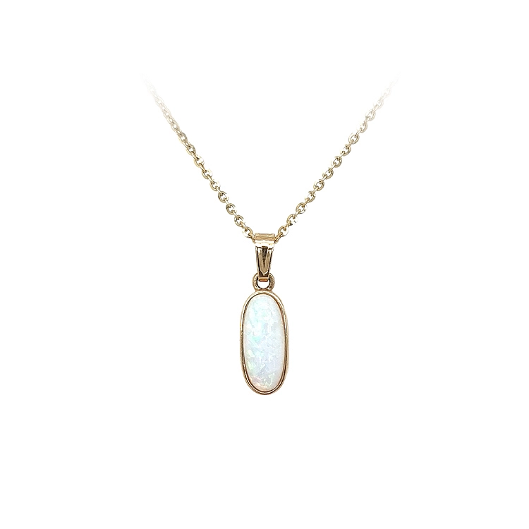 Gold-Anhänger mit Opal