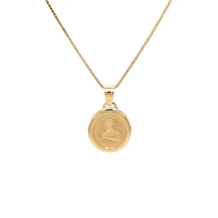 Gold-Anhänger Zeichen der Jungfrau